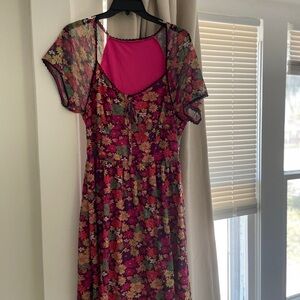 Floral Pink Dress